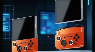 GameMT E5 ModX: portátil que se divide ao meio e vira controle magnético para celular com MediaTek P60