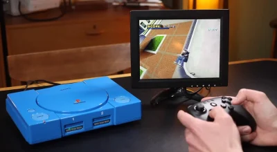 Modder transforma PlayStation 1 em console moderno com HDMI 1080p, controles sem fio e energia por USB-C — veja como foi feito
