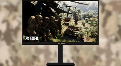 Alienware AW2726DM: monitor OLED 27" QHD 240Hz por US$349,99 — monte um setup duplo 49" 5120x1440 gastando muito menos