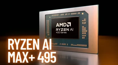 AMD Ryzen AI Max+ 495 vaza: 10% mais rápido que o Ryzen AI Max+ 395, traz Radeon 8065S e suporte a até 192GB de RAM