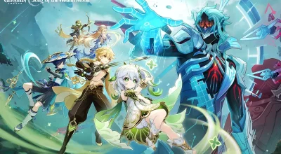 Genshin Impact Versão Luna VII chega em 20 de maio com Nicole — primeira bruxa jogável e nova crise em Sumeru