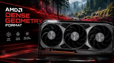 AMD revela DGFS SuperCompression: reduz geometria 3D em até 22% e libera DGF SDK 1.2 para rodar em GPUs sem suporte nativo