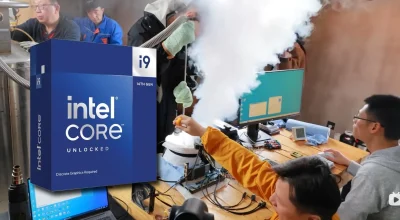 Intel Core i9-14900KF atinge 9,2 GHz em novo recorde mundial de overclock com resfriamento por hélio líquido