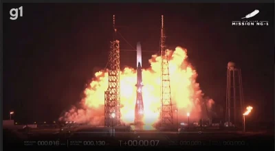 Elon Musk lamenta explosão da New Glenn em teste na Flórida; missão NG-4 com 48 satélites Amazon Leo fica em dúvida