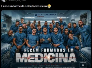 Uniforme da Seleção Brasileira para viagem aos EUA vira meme nas redes sociais e provoca comparações com fardas e uniformes diversos