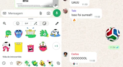 WhatsApp libera filtros, figurinhas e reações com a bola oficial da Copa do Mundo; aprenda a usar passo a passo