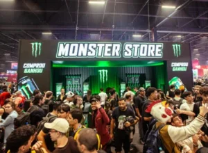 Monster Energy confirma presença na BGS 2026 com arena de eSports, promoção 'compre e ganhe' e experiência exclusiva para fãs