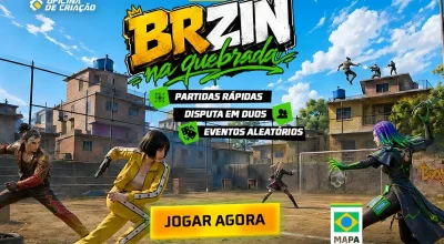 Free Fire lança BRzin na Quebrada: novo modo com mapa de várzea e eventos aleatórios inspirado nas periferias brasileiras