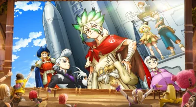 Dr. Stone chega ao Fortnite: ilha exclusiva da Crunchyroll com desafios científicos, exibição do episódio final e código 6044-5327-4490