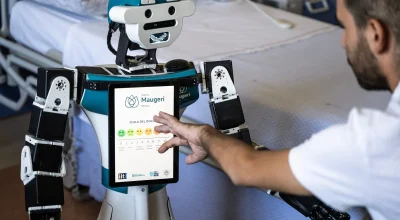 Hospital de Milão testa Alter-Ego: robô humanoide que conversa com pacientes, registra dor e alivia tarefas de equipes de saúde