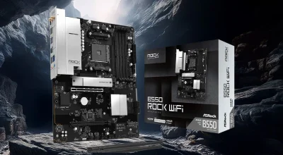 ASRock B550 Rock WiFi: nova placa AM4 chega em 26 de junho com Wi‑Fi 6E, 10 fases e suporte a 128 GB de DDR4