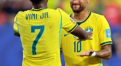 Brasil vence Escócia por 3 a 0 com Neymar em campo e Vini Jr.; seleção avança ao mata-mata e vira febre de memes na web na Copa do Mundo 2026