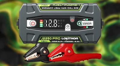 Save 50% Off the Lokithor J2250 Pro Cordless Jump Starter With LiFePO4 Batteries That Are Safer, Longer-Lasting, and More Cold Resistant Than Other Batteries