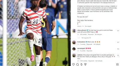 Balogun pede desculpas pela eliminação dos EUA na Copa: