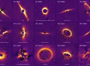 VLT registra 51 discos de poeira em formação ao redor de estrelas próximas — mapa de alvos para JWST e ELT
