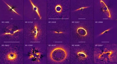 VLT registra 51 discos de poeira em formação ao redor de estrelas próximas — mapa de alvos para JWST e ELT